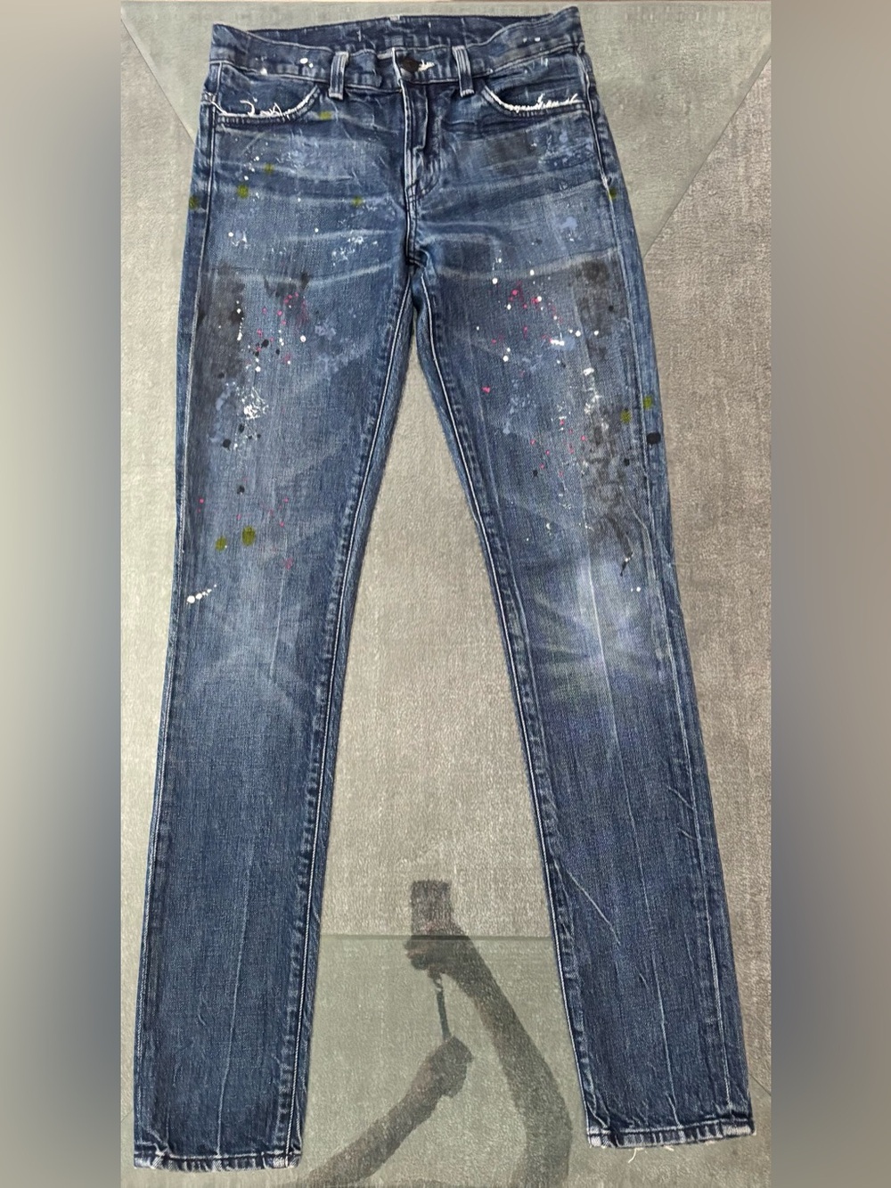 NWOT🏷️Vince Paint Splattered Skinny Jeans (Size 26)